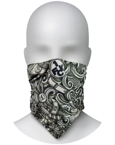 Schlauchschal schwarz/weiß - Trendmask