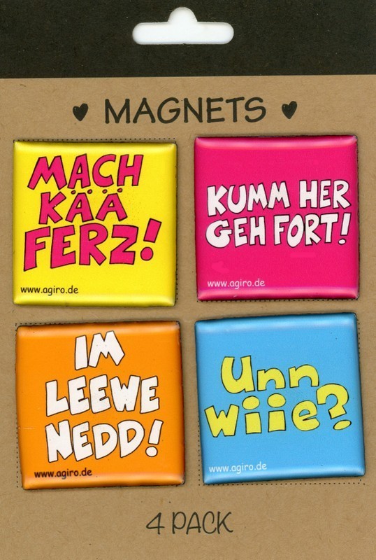 Magnet 4erSet Pälzer Schbrisch 2