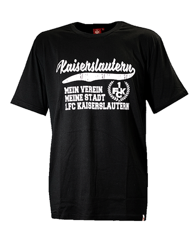 T-Shirt Kaiserslautern/mein Verein schwarz