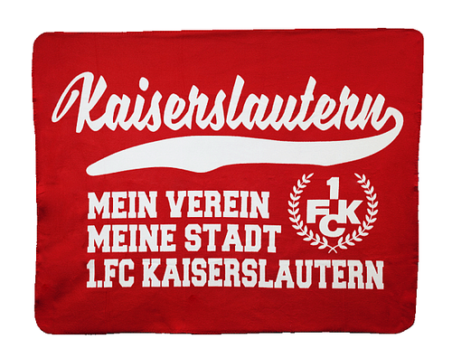 Fleecedecke Kaiserslautern/mein Verein